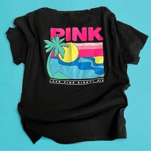 PINK Short Sleeved Campus Tee